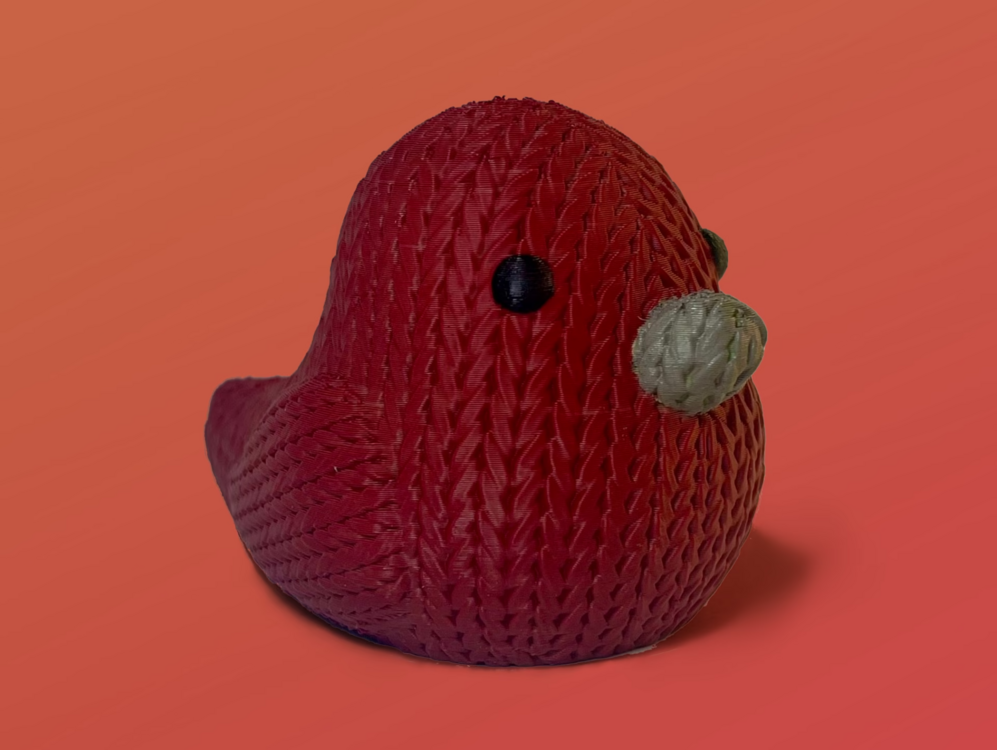 Yavru Kuş – 3D Örgü Tasarımı