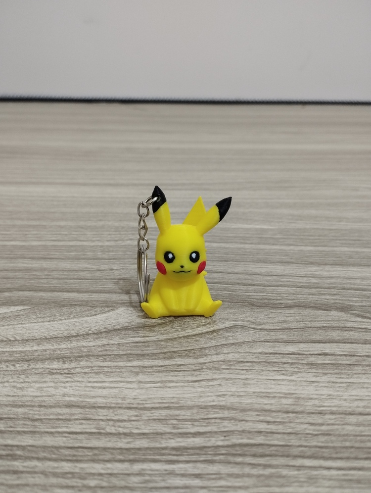 Sevimli Pikachu - 3D Hediyelik Anahtarlık