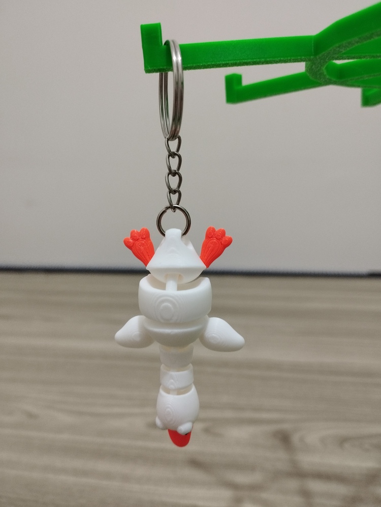 Beyaz Ördek - 3D Hareketli Anahtarlık