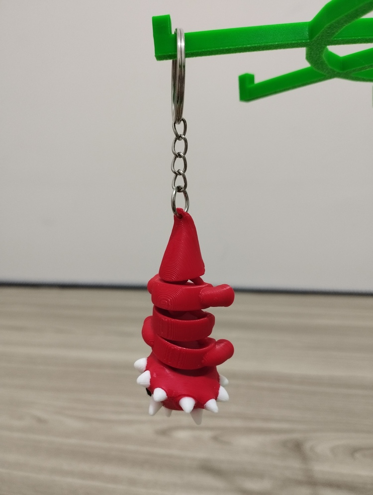 Sevimli Dinozor - 3D Hareketli Anahtarlık