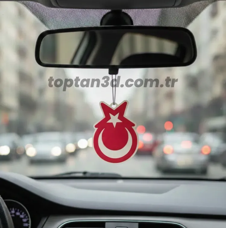Türk Bayrağı Ayna Süsü - Oto Aksesuar