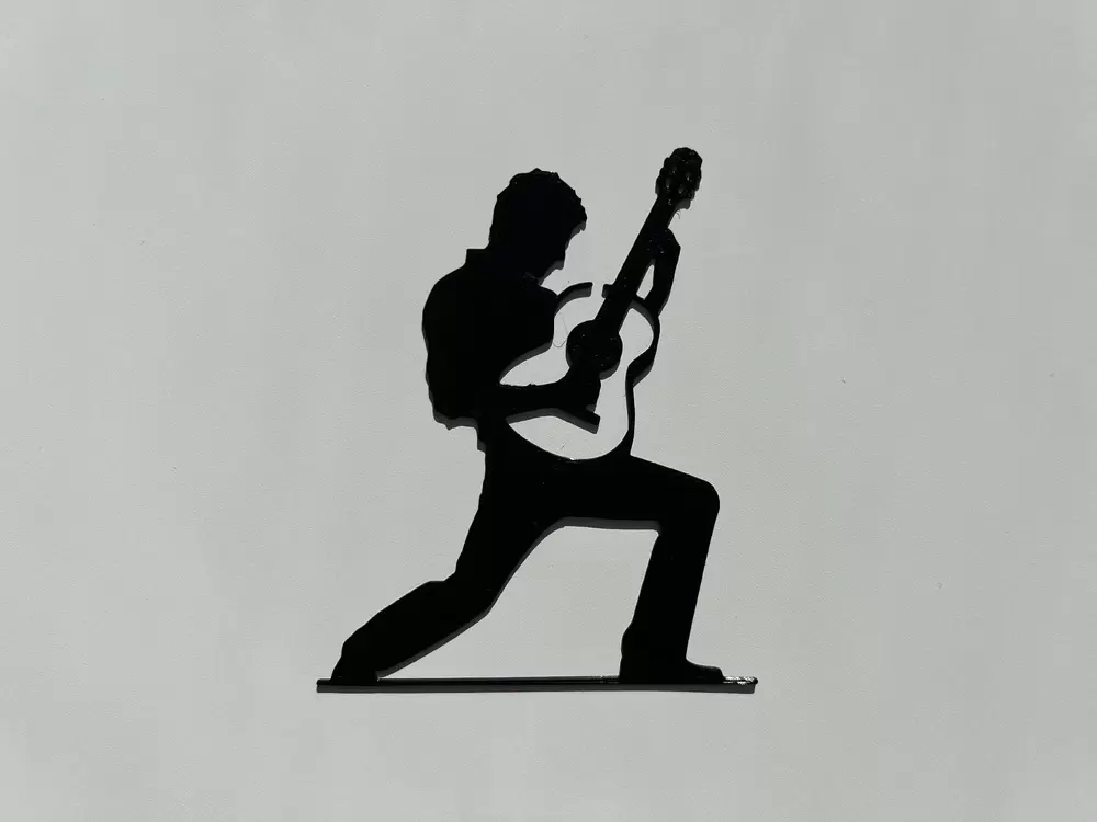 Gitar Tutkunu - Duvar Dekoru