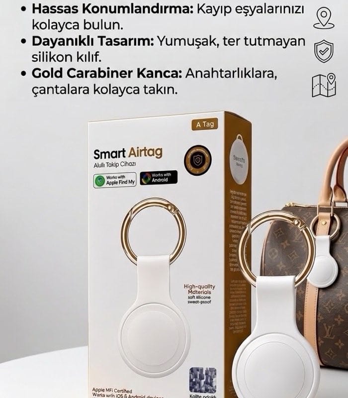 Teknomatik Android ve Apple uyumlu Akıllı Takip Cihazı