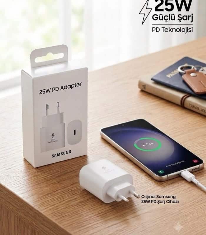 Samsung 25W PD Adaptör Hızlı Şarj Cihazı