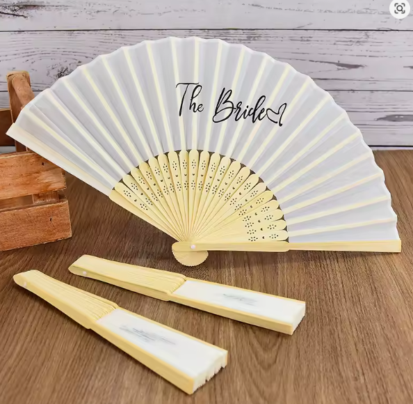 Bride Yazılı Bambu Yelpaze 10 adet