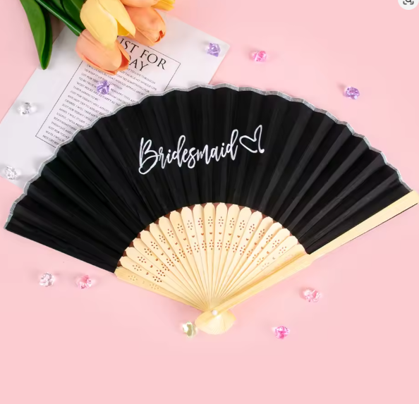 Bride Yazılı Bambu Yelpaze 10 adet