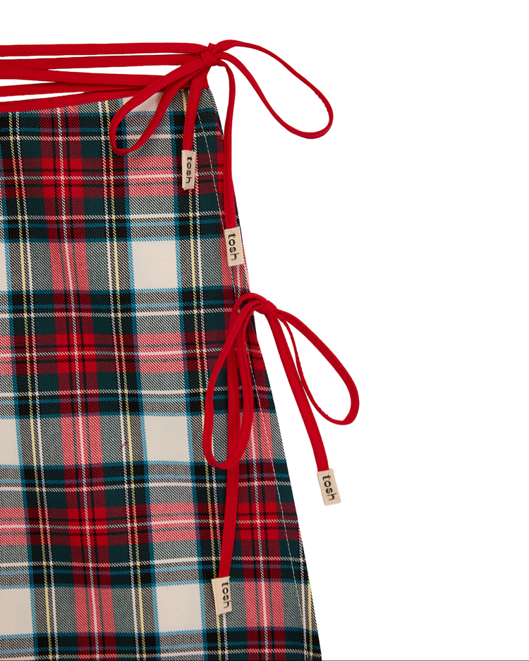 Check Mini Skirt