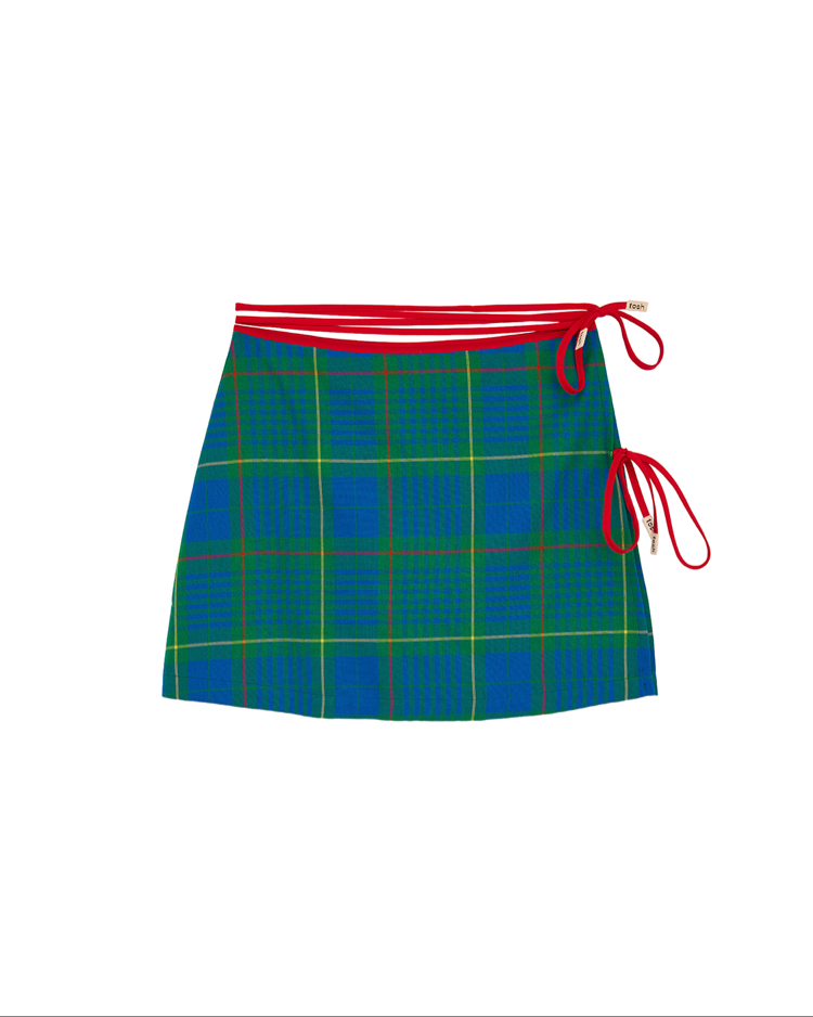 Check Mini Skirt