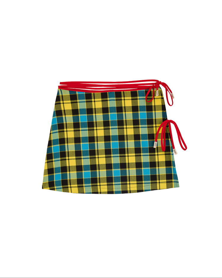 Check Mini Skirt