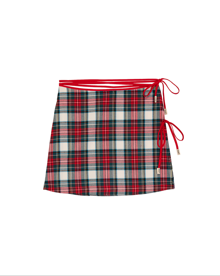 Check Mini Skirt