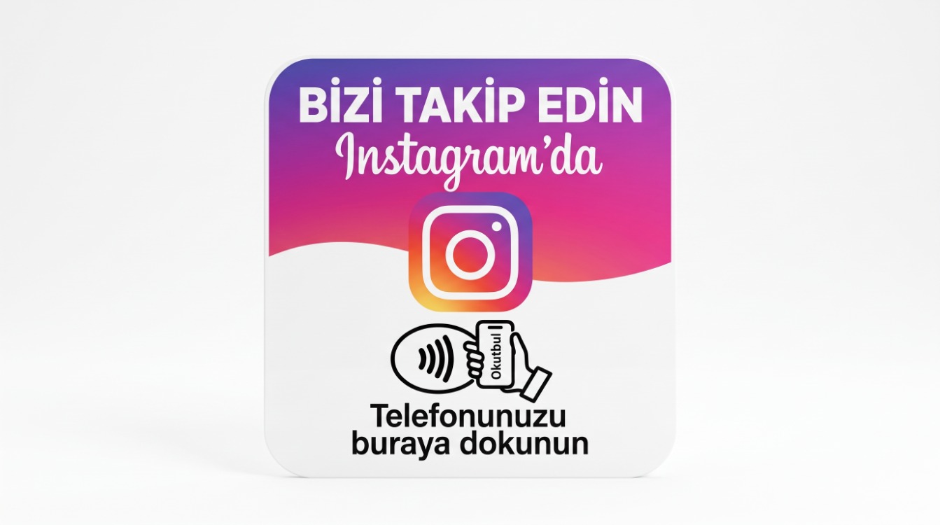 Touchify | Instagram NFC Kartı - 10'lu Avantaj Paketi (Çoklu Şube & Masa Çözümü)