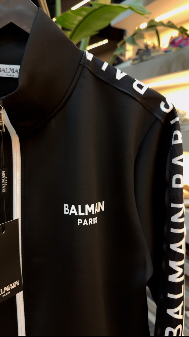 Balmain Paris Fermuarlı Hırka