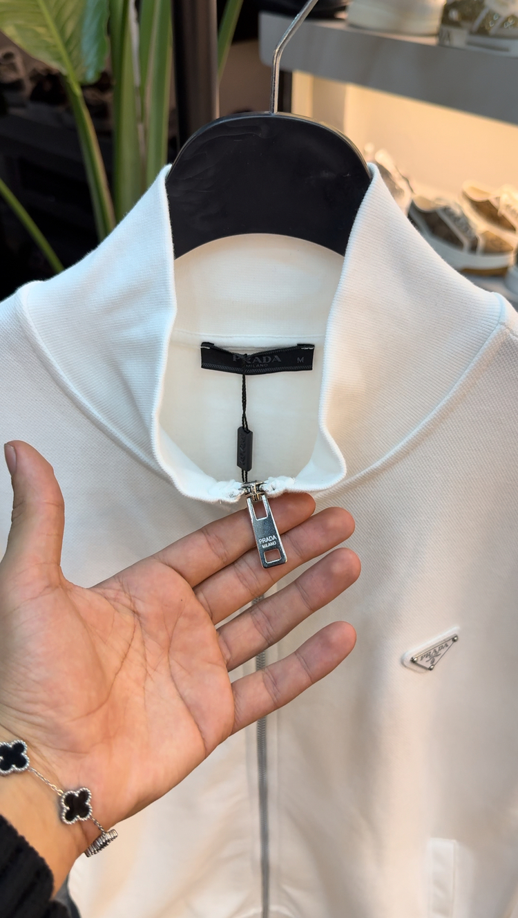 Prada Fermuarlı Hırka