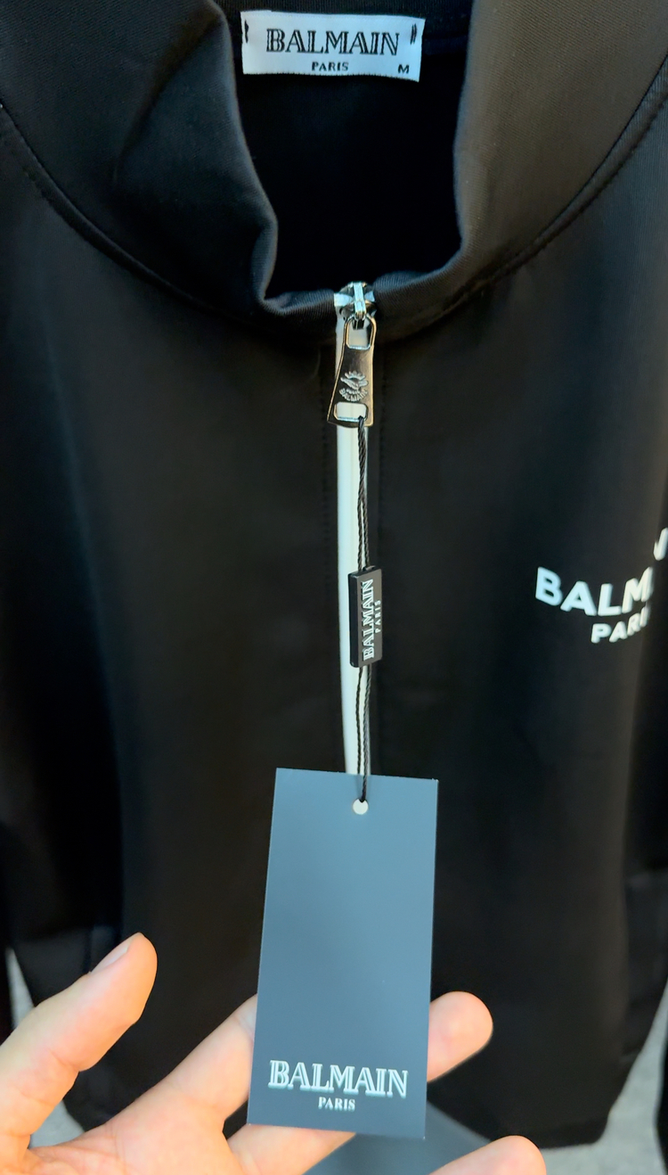 Balmain Paris Fermuarlı Hırka