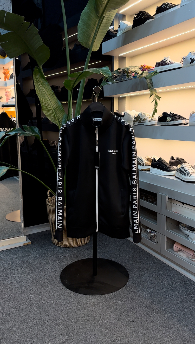 Balmain Paris Fermuarlı Hırka