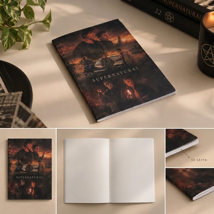 Supernatural Özel Tasarım A6 Defter