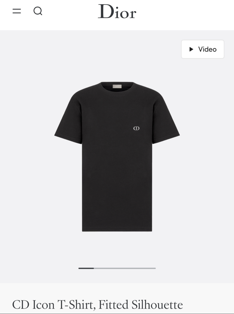 Dior CD Icon Cotton Tshirt