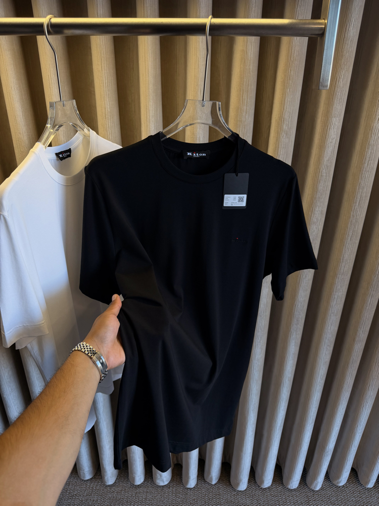 Kiton Basic Logo Pamuk Tişört