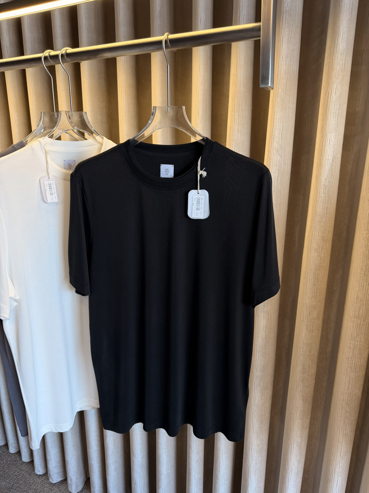 Eleventy %100 Pamuk Tshirt (Yıkamalı Siyah)