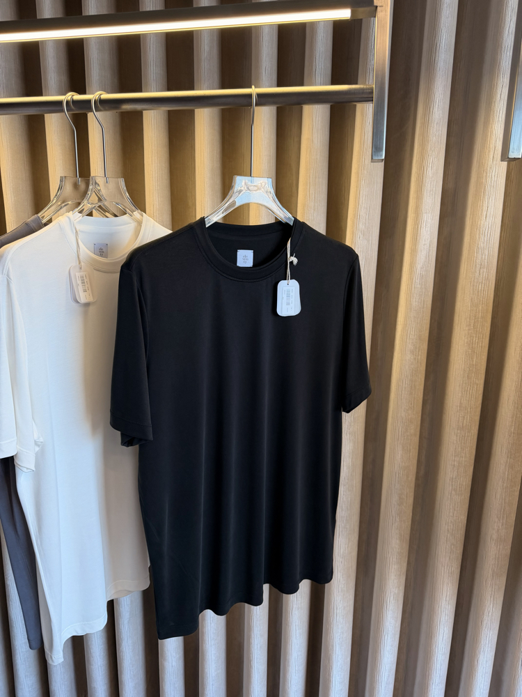 Eleventy %100 Pamuk Tshirt (Yıkamalı Siyah)