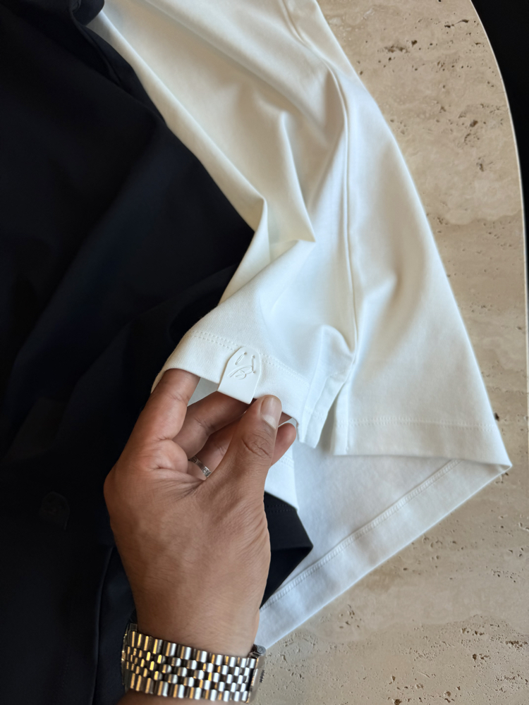 Brioni Deri Logo Pamuk Tshirt