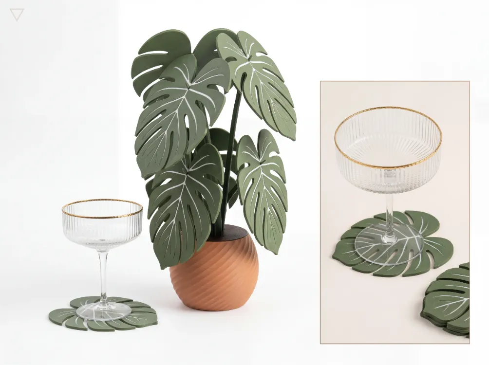Monstera Bardak Altlığı