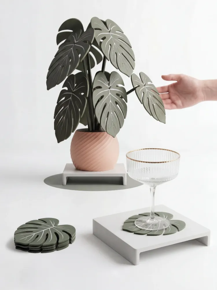 Monstera Bardak Altlığı