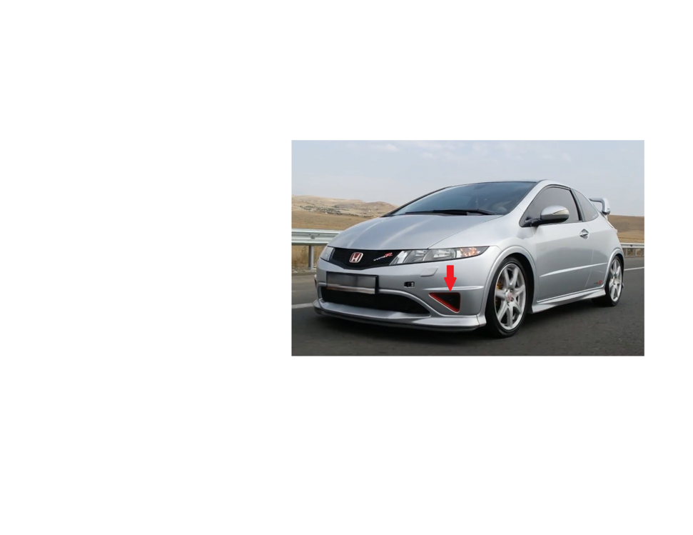 Honda Civic Typer fn2 Sis Far Çerçevesi
