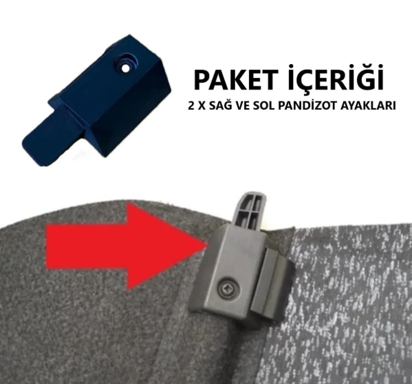 Renault Clio 2006-2011 Bagaj Pandizot Ayağı (2 Adet)
