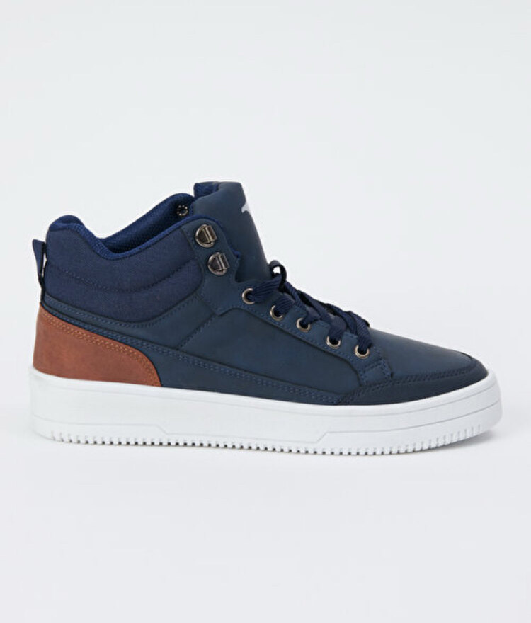 AC&CO Rahat Taban Spor Sneaker Lacivert Beyaz Bot