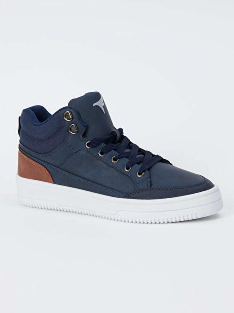 AC&CO Rahat Taban Spor Sneaker Lacivert Beyaz Bot