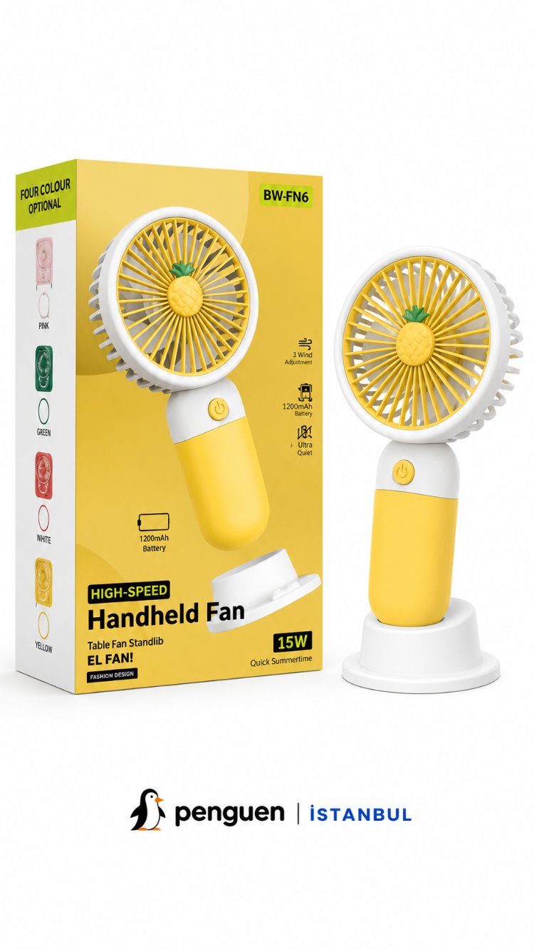 3 KADEMELİ EL FANI