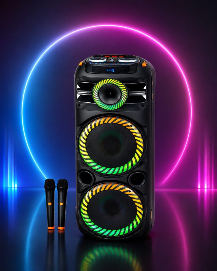 ÇİFT KARAOKELİ WİRELESS SPEAKER (F2215)