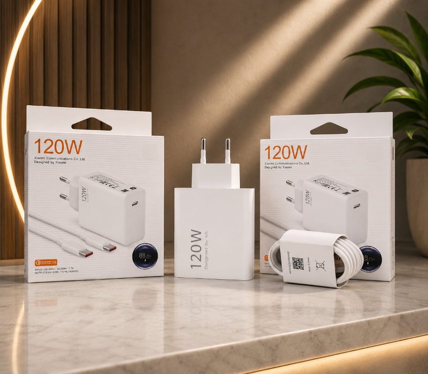 120W SANİYE GÖSTERGELİ TURBO ŞARJ