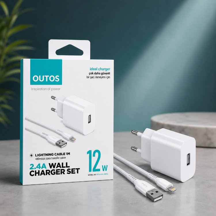12W 2.4A İPHONE HIZLI ŞARJ