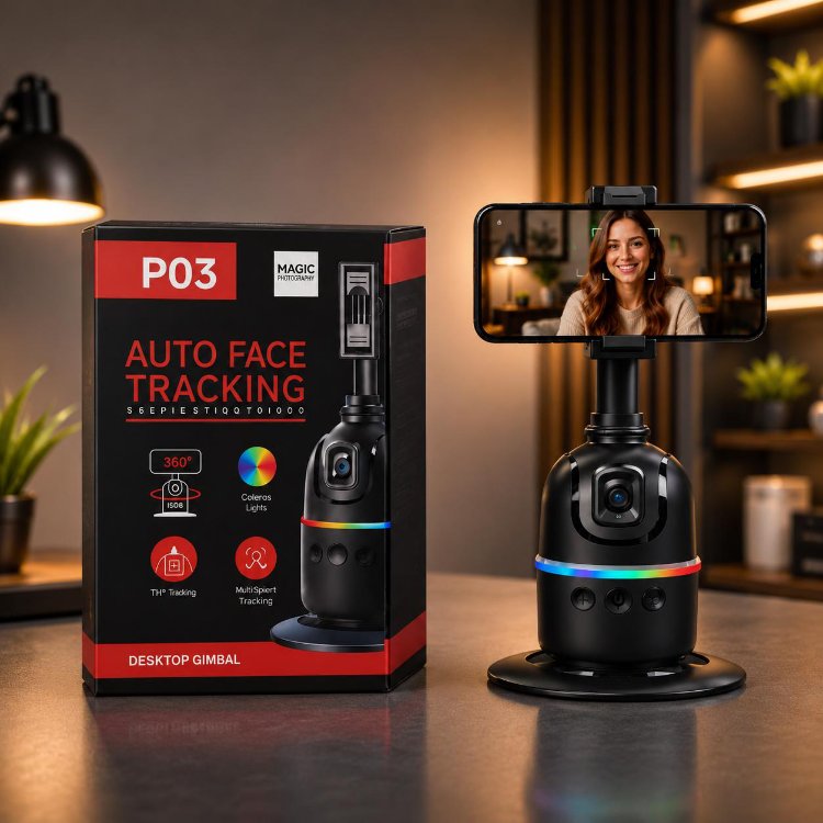 360 DÖNEBİLEN AKILLI YÜZ TAKİBİ GİMBAL (P 03)
