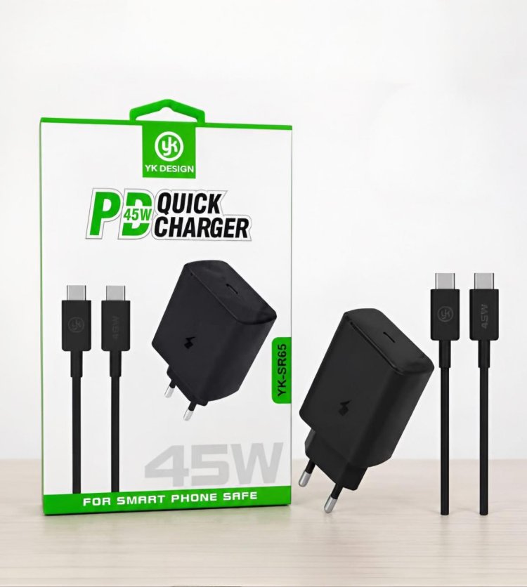45W PD TYPE C TO TYPE C QUİCK SARJ ( YK SR65 )