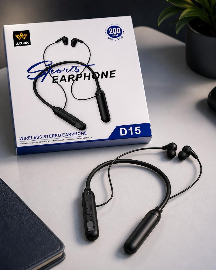 200 SAAT KULLANIMLI SÜRELİ WİRELESS EARPHONE (D15)