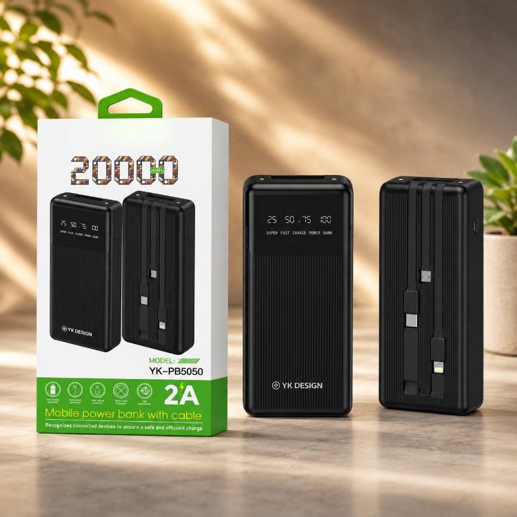 3 USB ÇIKIŞLI 20.000 MAH POWERBANK (YK PB5950)