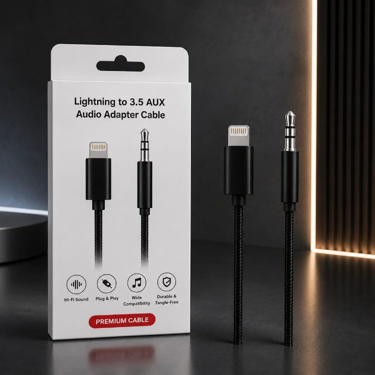 LİGHTNİNG TO 3.5 MM AUX KABLO (GL060)