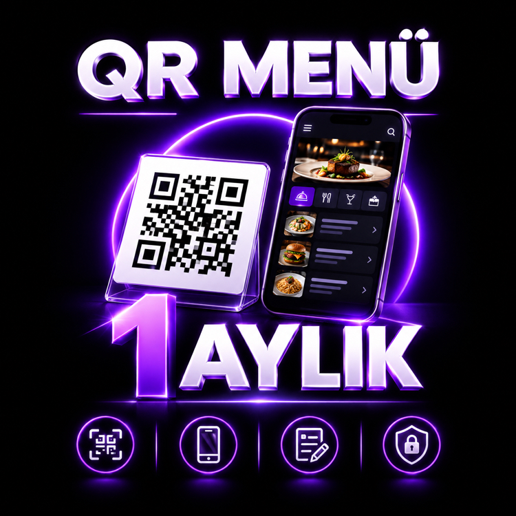 DİJİTAL QR MENÜ- 1 AYLIK PAKET