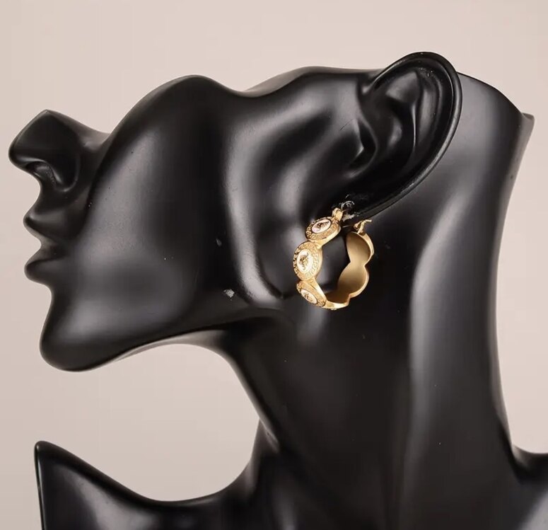 Versace Halka Küpe