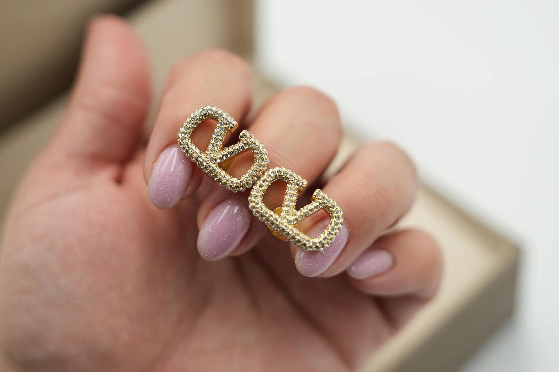 Vltn Gold Zirkon Küpe