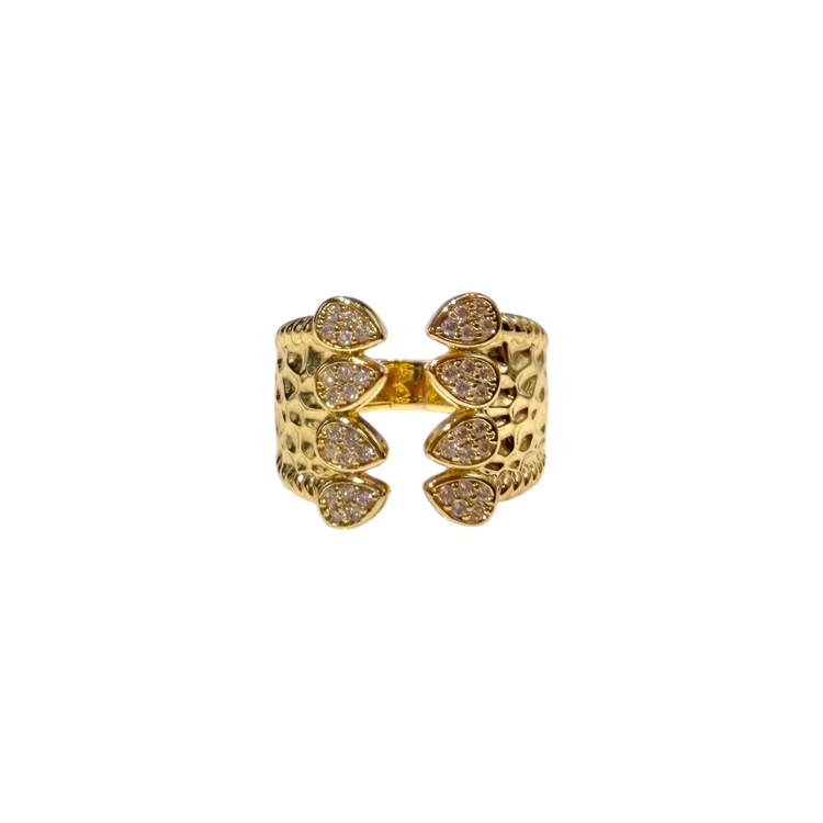 Tasarım Gold Zirkon Yüzük 