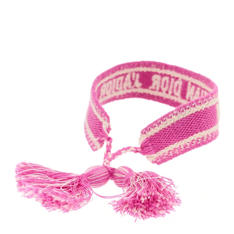 Pembe Dior İp Bileklik