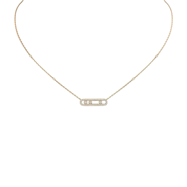 Mess Model Gold Kolye