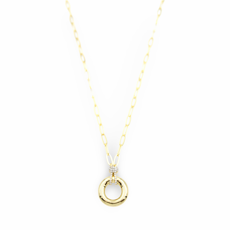 Uzun Hoop Model Kolye