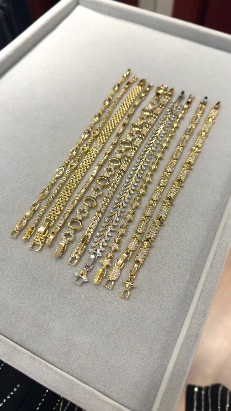 Gold Zirkon 14K Bileklik