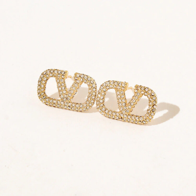 Vltn Gold Zirkon Küpe