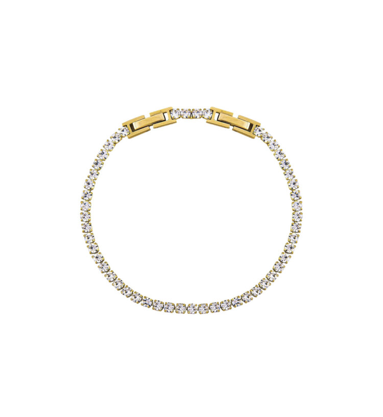 2.5mm Gold Su Yolu Bileklik